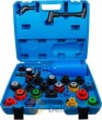 Estuche de embudo antiderrame + 23 adaptadores de plástico, universal