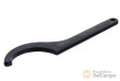Llave de gancho / medio punto con punta, din1804, (110 - 115 mm) fosfatado