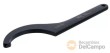 Llave de gancho / medio punto con punta, din1804, (135 - 145 mm) fosfatado