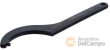 Llave de gancho / medio punto con espiga, din1810, (110 - 115 mm) fosfatado