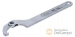 Llave de gancho o medio punto articulada de perno redondo, din 1810b, ø 35 - 50 mm