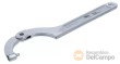 Llave de gancho o medio punto articulada de perno redondo, din 1810b, ø 50 - 80 mm
