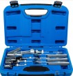 Estuche de 4 bruñidores/lapeadores (ø 20-50 / ø 26-65 / ø 32-89 / ø 51-165 mm) + 3 recambios de muelas 100 mm (ø 57-175 mm)