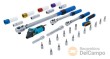 Estuche de 3 llaves dinamométricas, 1/4" (5 - 25 nm) + 3/8" (10 - 60 nm) + 1/2" (40 - 220 nm) + 28 herramientas