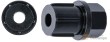 Llave de vaso de 5 almenas ext. para sustitución de pinzas de freno entrada hex. ext. 24 mm x 46 mm. de largo para frenos knorr