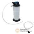 Bomba manual de vacio para extracción de aceites y liquidos, 6 l + 4 tubos y mangueras de aspiración.