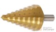 Broca conica escalonada, ø 10 - 45 mm., recubierta de titanio