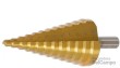 Broca conica escalonada, ø 6 - 38 mm., recubierta de titanio