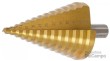 Broca conica escalonada, ø 6 - 52 mm., recubierta de titanio