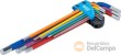 Blister 9 llaves acodadas extralargas allen (1,5 - 10 mm) multicolor
