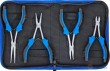 Estuche 4 mini-alicates extralargos de electronica y precision, din 5244