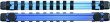 Regleta vacia para vasos 1/4" magnetica, 12 clips