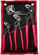 @ bolsa 3 alicates pico-pato ajustable autobloqueable , tipo cobra ( 175 - 240 - 300 mm )