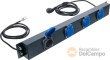 Regleta de conexion a red eléctrica de 4 tomas 230 v./50-60 hz con toma de tierra, para bancos de trabajo