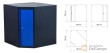 Armario de taller esquinero con una puerta, para sistema modular de pared