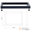 Base para cajoneras y armarios de taller altura ajustable 510 x 646 x 50 mm, para sistema modular de pared