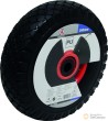 Rueda de poliuretano maciza para carretilla / carro, roja/negra, ø 260 mm. capacidad hasta 100 kgs.