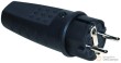 Enchufe industrial c/proteccion de caucho, 16 a. / 250 v.