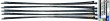 Blister 10 bridas de nylon negro, 8.0 x 700 mm.