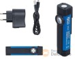 Lampara led 2.5 w. de bolsillo de aluminio uv para detección de fugas y endurecimiento de adhesivos especiales - recargable li-ion 3.6v