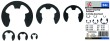 Estuche 94 circlips tipo e-clip (ø 3 - 5 - 6 - 10 - 12 - 15 mm.)