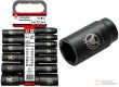 Regleta 13 vasos largos 1/2" impacto hex., (10 - 32 x 78 mm.)