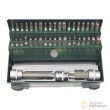 Estuche 42 puntas 10 mm (30 +75 mm.) torx - allen - xzn + adaptador 1/2" y 3/8"