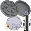 Plato de goma para plataformas elevadoras , ø 122 mm x 113 mm. x 28 mm.