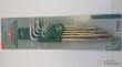 @ blister de 10 llaves acodadas torx-h extralargas, t9h-t50h