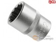 Vaso corto 3/8" bihex., 10 mm.