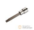 Vaso corto 1/2" punta torx, t80 x 100 mm