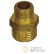 Bolsa 10 racores union doble macho, 3/8"m a 3/8"m