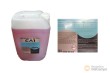 Garrafa de 25 l. de liquido detergente limpiador ultrasonidos especialmente formulado para desengrasar, restaurar y potenciar el brillo natural de las piezas de aluminio y acero del automóvil.