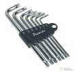 @ blister 7 llaves acodadas pentagonales ts (ts10h-ts40h), cromadas