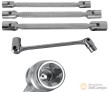 Estuche 4 llaves articuladas de doble vaso torx tipo e ( e6 x e8 - e10 x e12 - e14 x e18 - e20 x e24)