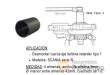 Vaso 1/2" de 4 almenas int.(5 mm.) ø 42 mm. int. x 54 mm ext. sustitución tuerca eje turbina retarder tipo 1 de scania.serie r