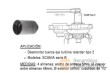 Vaso 1/2" de 4 almenas int.(5 mm.) ø 48 mm. int. x ø 58 mm ext. sustitución tuerca eje turbina retarder tipo 2 de scania. serie r