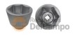 Vaso corto 1" impacto hex. ø 70 mm. int. x 94 mm. ext. para soltar tuerca de buje de eje delantero de renault & volvo