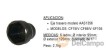 Vaso largo 1" impacto hex. ø 95 mm. int. x 120 mm. ext. para soltar tuerca eje trasero daf xf105-cf75vi-cf85iv - renault & volvo