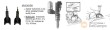 Estuche 2 útiles ajuste altura inyector-bomba bosch para scania pde 31/32 (12/16 l.)
