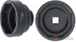 Vaso corto 1" impacto octogonal, ø 100 mm., tuerca mangon eje camion scania
