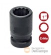 Vaso corto 1" de impacto bihex., 36 mm.