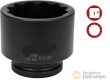 Vaso corto 1" de impacto bihex., 85 mm. para tuerca de eje de remolque saf