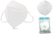 @ blister 5 mascarillas de proteccion ffp2 - kn95, reutilizable - anticovid-19 filtrable