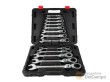Estuche 13 llaves combinadas de carraca 72d. articuladas 180º (6-8-10-12-13-14-17-19-21-22-24-27-30-32 mm) keltin