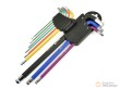 @ blister de 9 llaves allen/allen bola acodadas extralargas acero cr-v s2, con distintivo por color (h1,5-h10 / h1,5b-h10b)