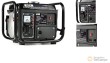 Generador electrico de gasolina, 2 hp. - 720 w