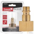 Blister de 10 racord hembra de laton 3/8"