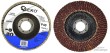 Paquete de 10 discos de laminas abrasivas para acero inox., ø 115 x 22.2 mm, grano 40 *premium