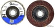 Paquete de 10 discos de laminas abrasivas para acero inox., ø 115 x 22.2 mm, grano 80 *premium